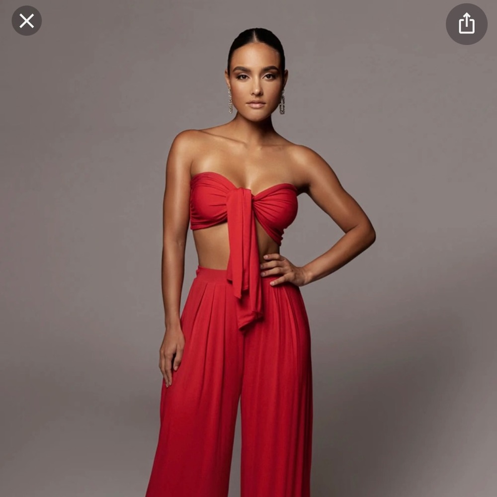 Jluxlabel Tory red two piece set